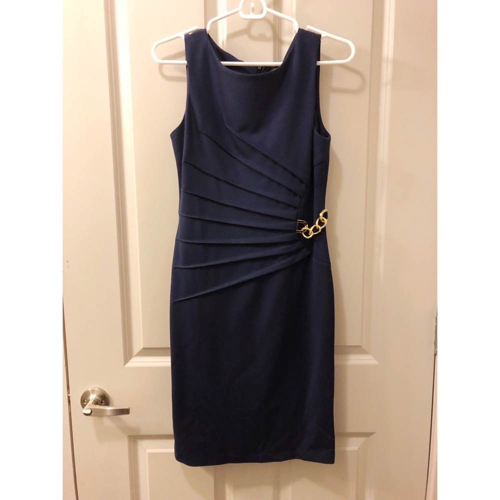 Ivanka Trump Navy Business Pencil Dress